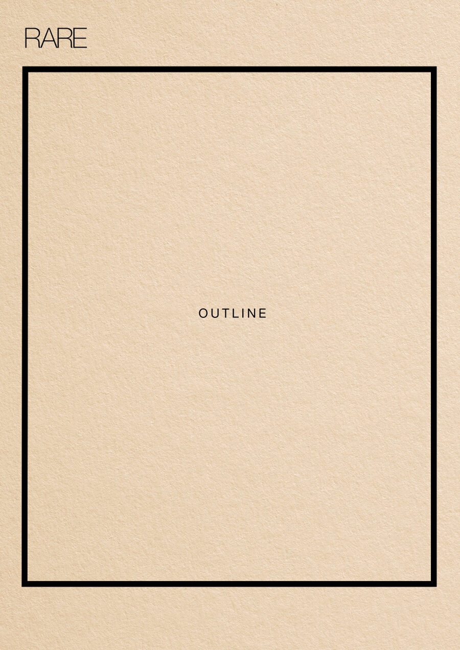RARE OUTLINE Catalogo 2026 Digitale COVER